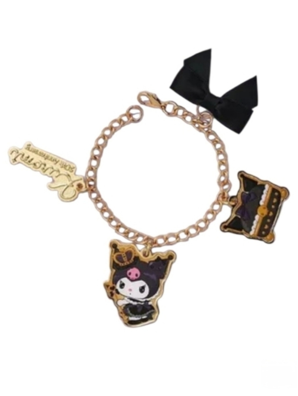 Sanrio Kuromi 20th Anniversary Fantasy Castle Keychain Bag charm Chain - Picture 6 of 6